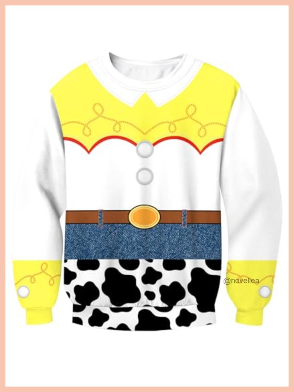 Women's Halloween 3D Printed Crewneck Long Sleeve Sweatshirt Cosplay Costume